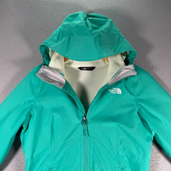 The North Face Quest Jacket Womens Small Green Fleece Lined Dry Vent‎ Outdoors - Picture 4 of 14